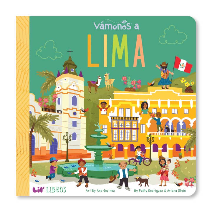 VÁMONOS: Lima (Bilingual: English and Spanish) for wholesale by Lil' Libros ~ Bilingual Children's Books & Games