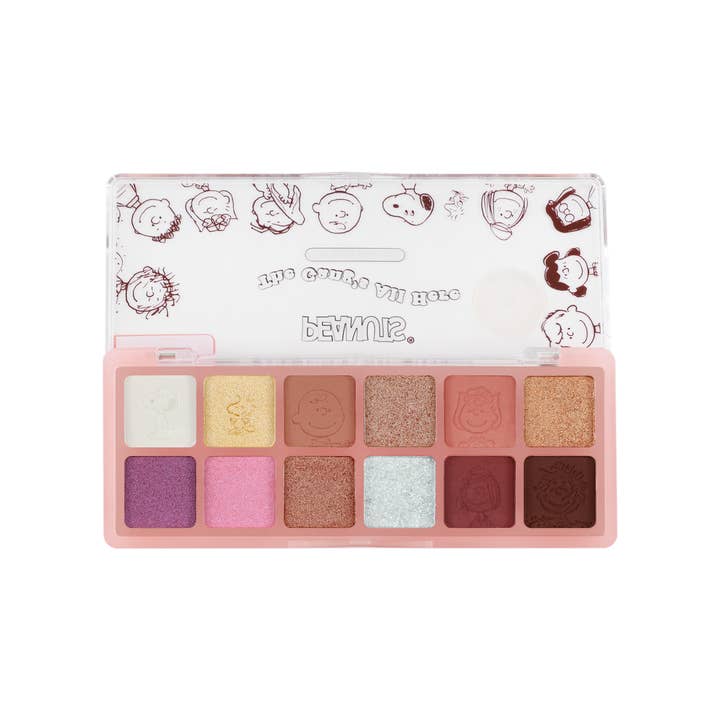 VIAI Beauty – wholesale Eyeshadow palette – Peanuts 75th | The Gang’s All Here 12 Shade Palette3