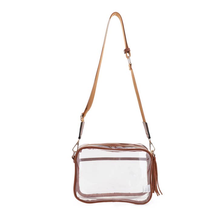 Isabelle Handbags - Wholesale Crossbody Bag - Women's - CR20413 Clear Crossbody Camera Bag