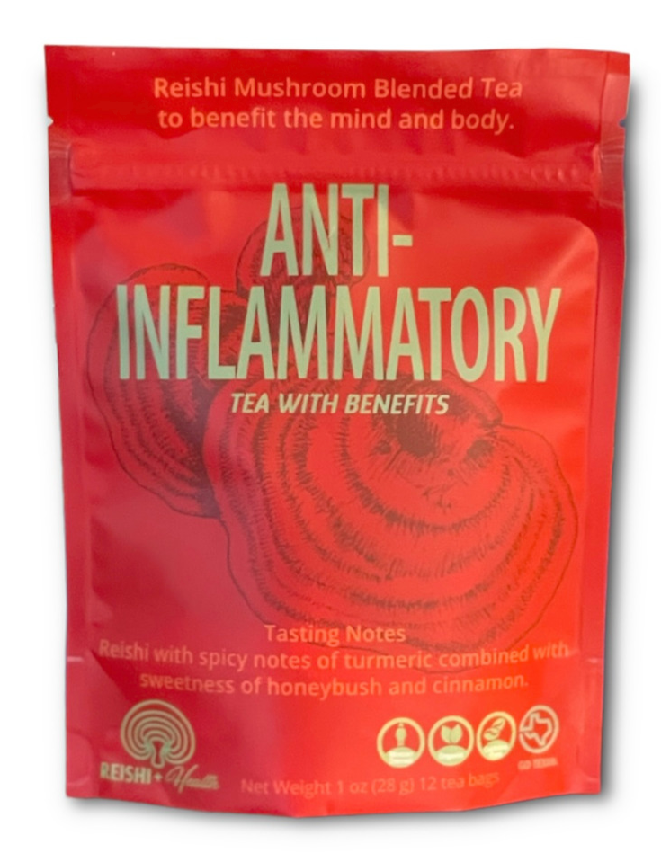 Reishi & Health - Wholesale Health/Detox Tea - ANTI-INFLAMMATORY Reishi mushroom  Tea1