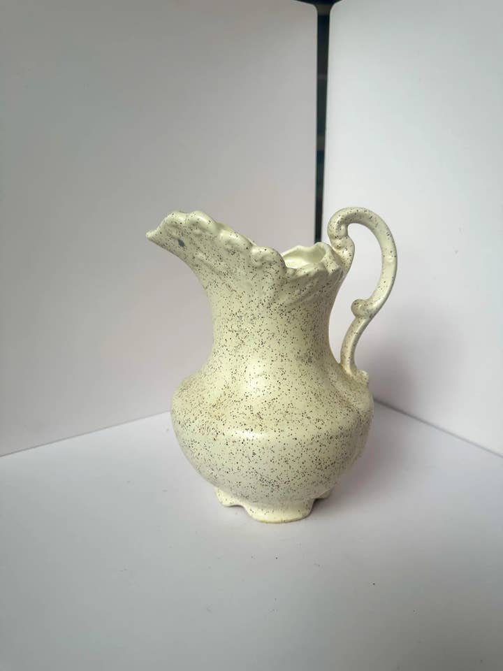 Vintage McCoy Pottery Pitcher | Spring Wood Dogwood Floral for wholesale by Heirloom & Honey