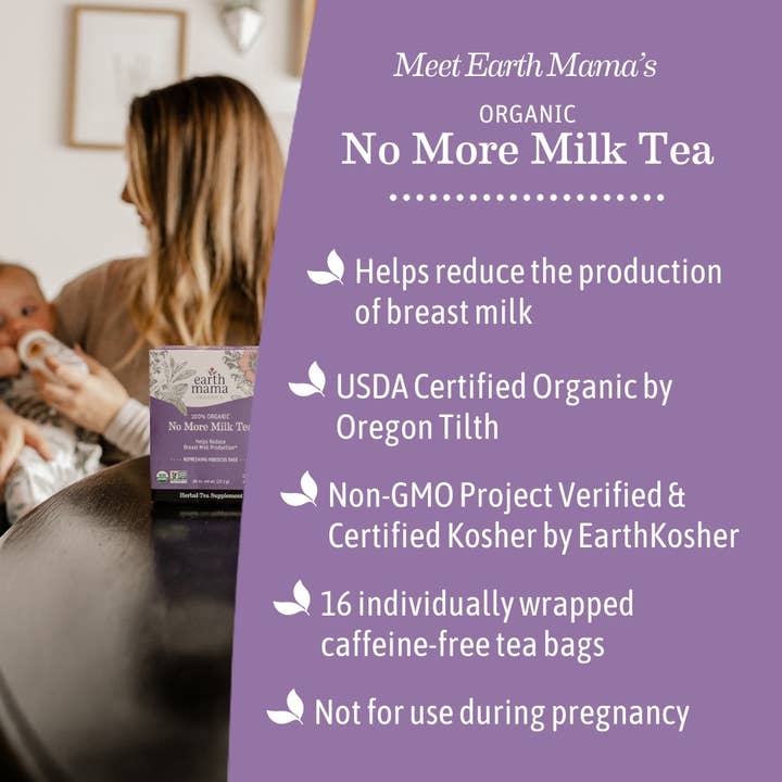 Earth Mama Organics - Wholesale Nursing Tea - Maternity - Organic No More Milk Tea5