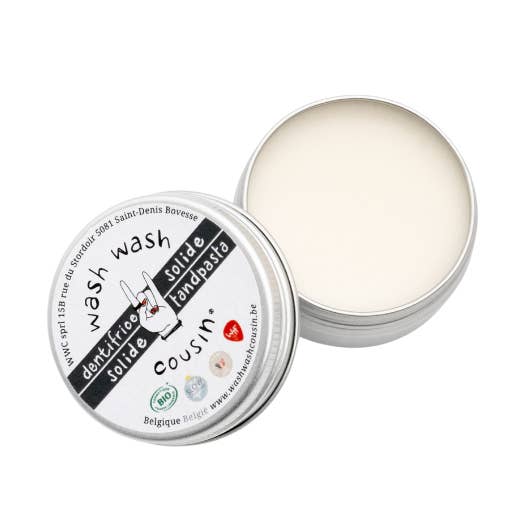 Solid toothpaste for wholesale by Wash Wash Cousin