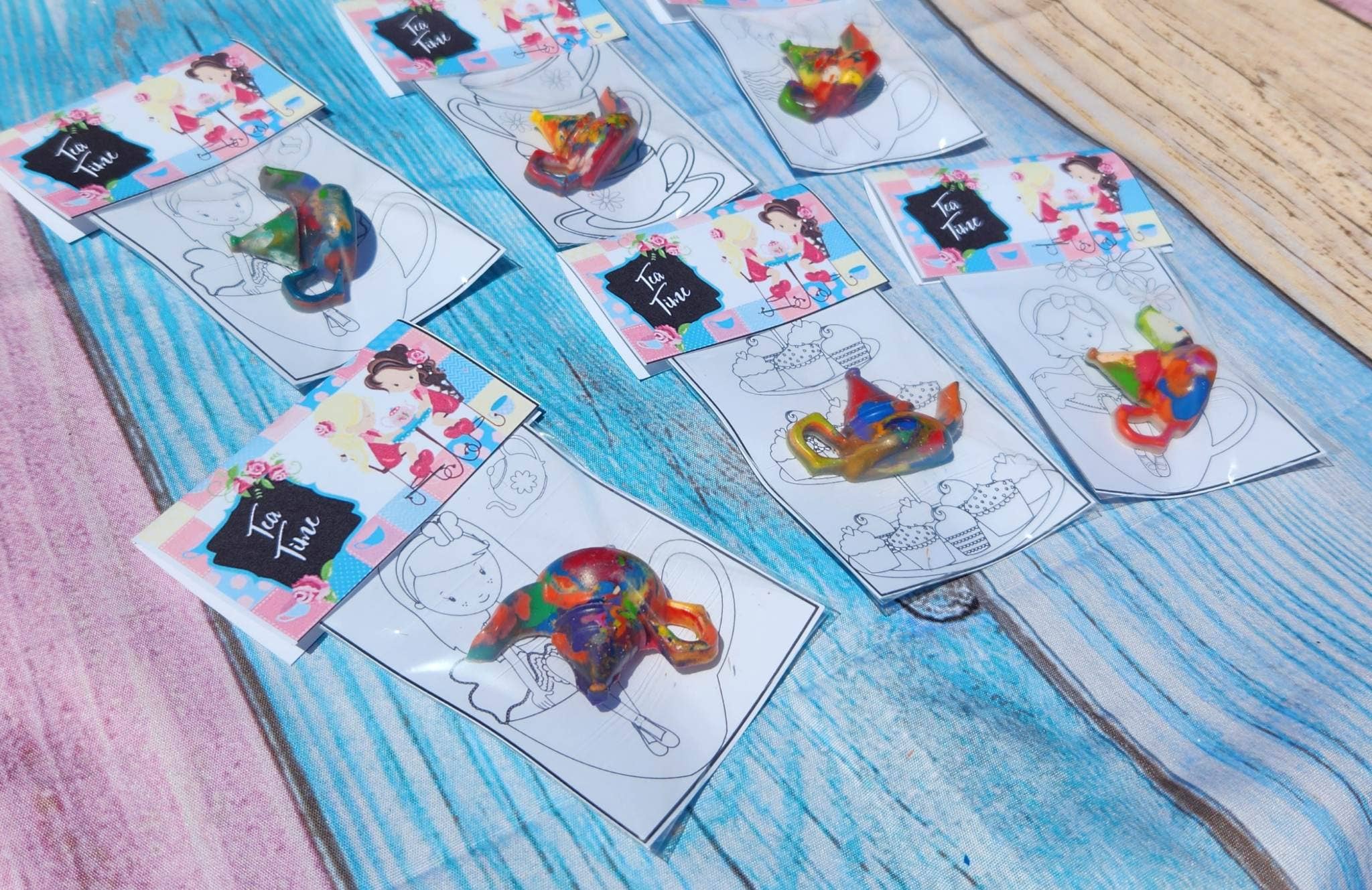 Snazzy Crayons – lembranças de festas por atacado – Favores da Festa de Aniversário Hora do Chá - Crayons1