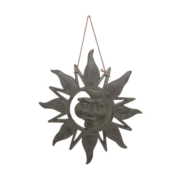 CLOSEOUT Resin Celestial Sun Face Spring Home Décor for wholesale by Transpac
