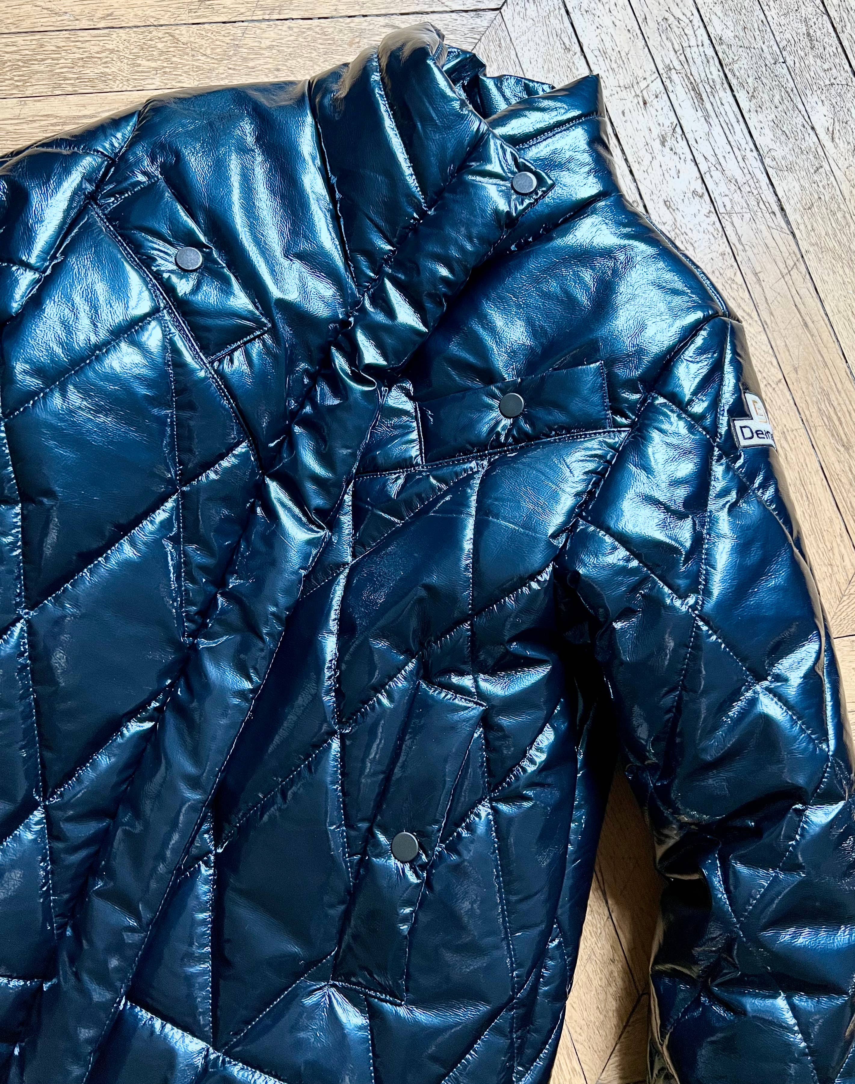 Deimos Shoes - Wholesale Puffer Jacket - Women's - D-down Jacket, Shirt Down Jacket, Fashion Diwn Jacket , Navy2