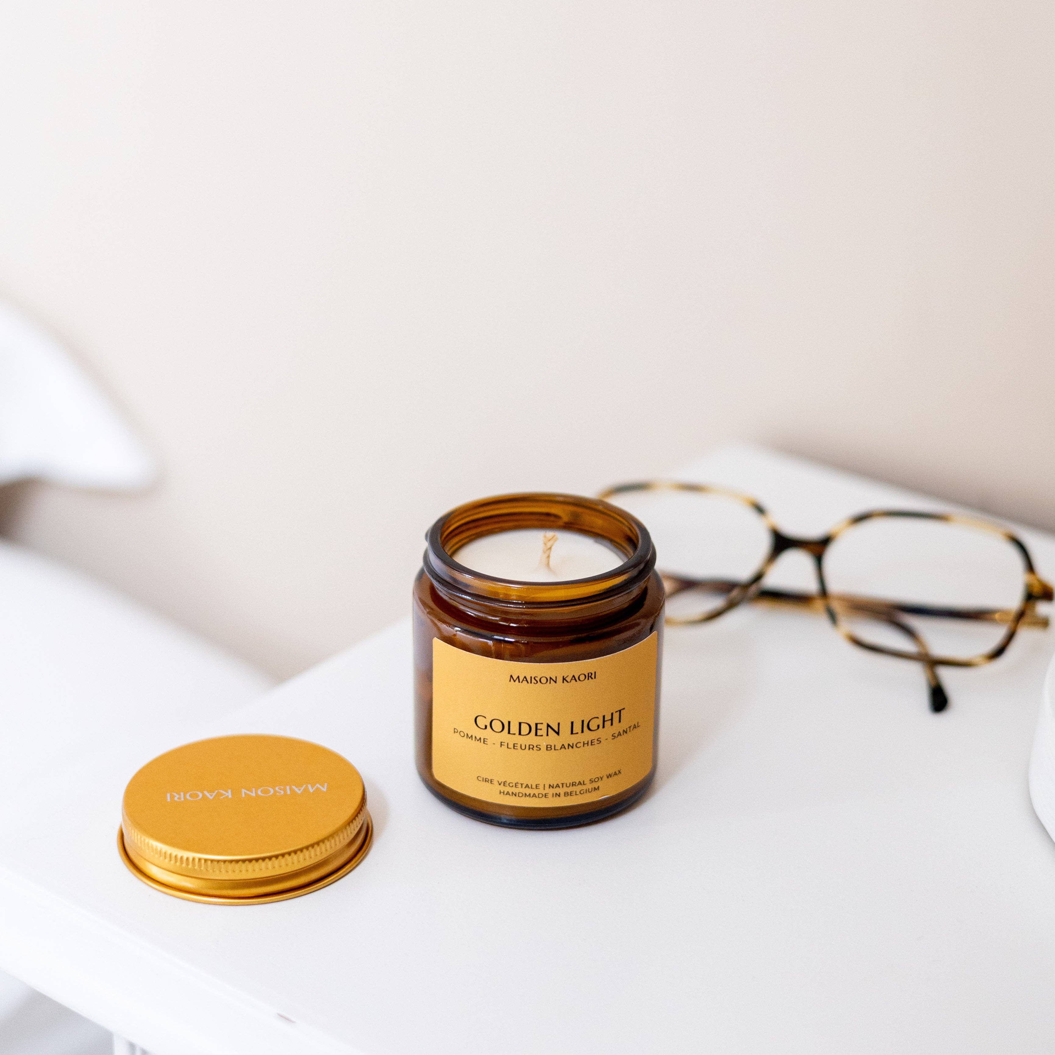 Maison Kaori - Vendita all'ingrosso Candela in vasetto - Candela profumata - Golden Light - Edizione autunno1