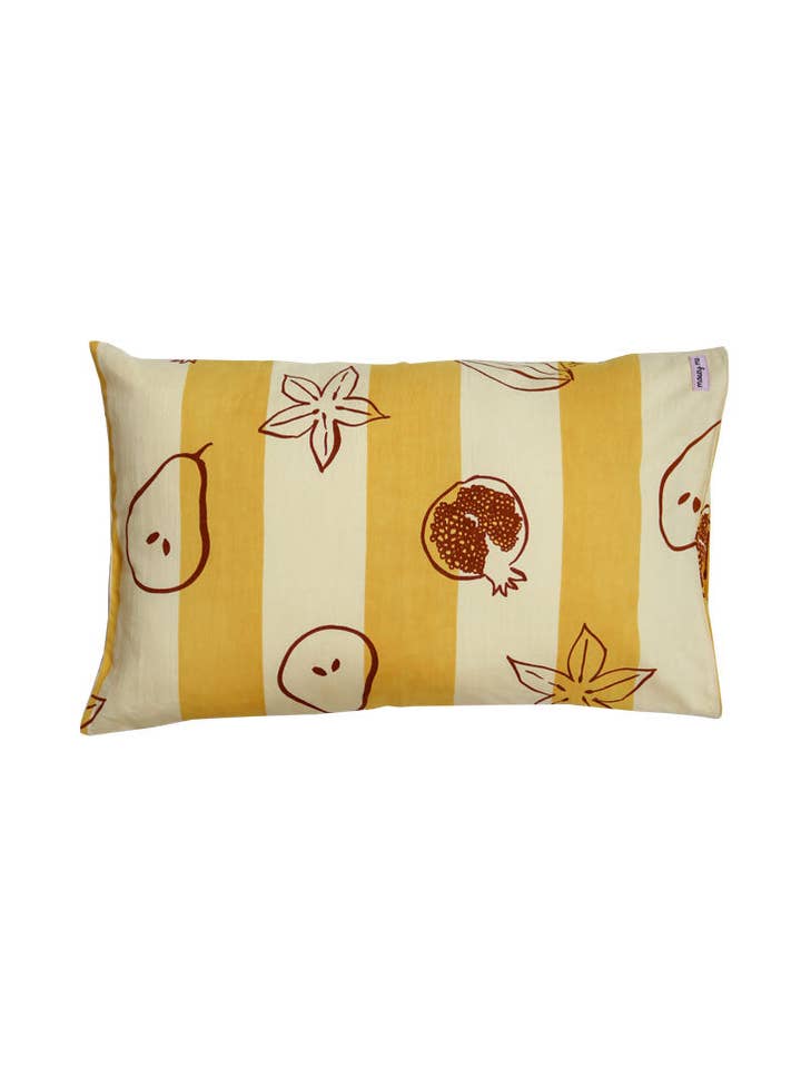 Juego de fundas de almohada estándar Winter Fruit para venta al por mayor de Mosey Me