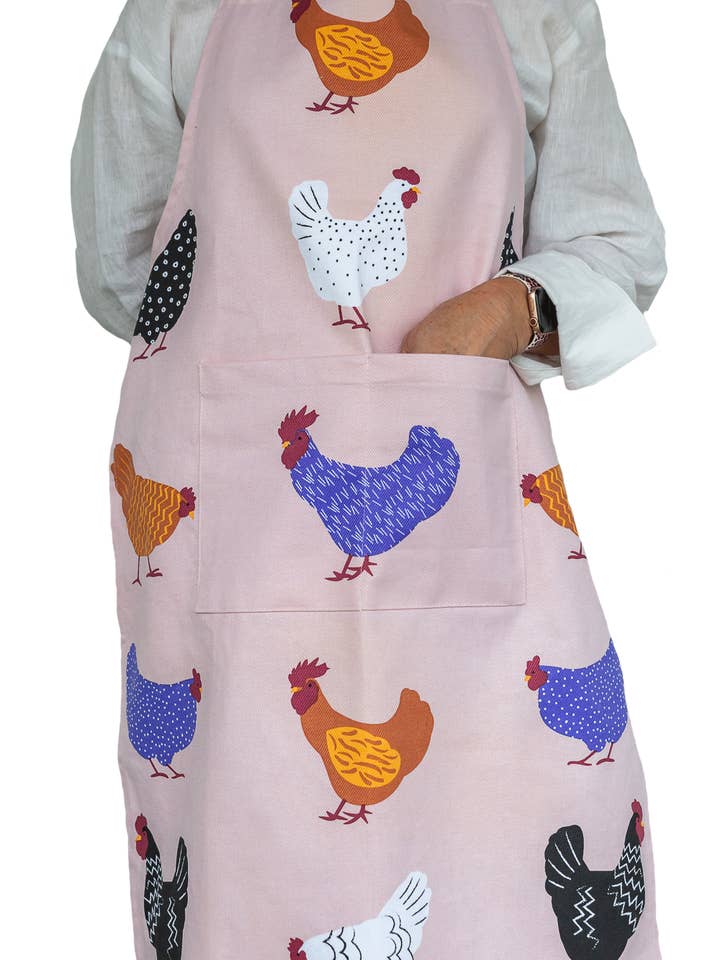 Tablier (Heavy Drill) - Bright Hens pour la vente par Allgifts Australia