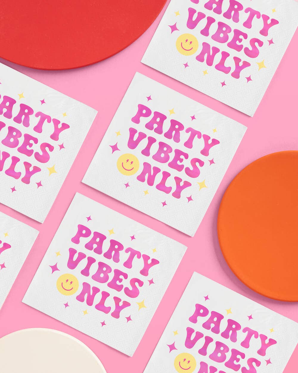 xo, Fetti - Vente Serviettes jetables - Serviettes Preppy Party - 24 serviettes en aluminium2