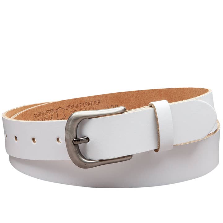 30 mm bælte fremstillet i Tyskland EH324-SL hvid for engroshandel hos A-Venten GmbH