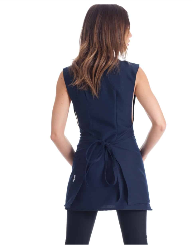 West Rose abbigliamento professionale - Wholesale Poncho - Women's - SERENITY BLUE WORK PONCHO3