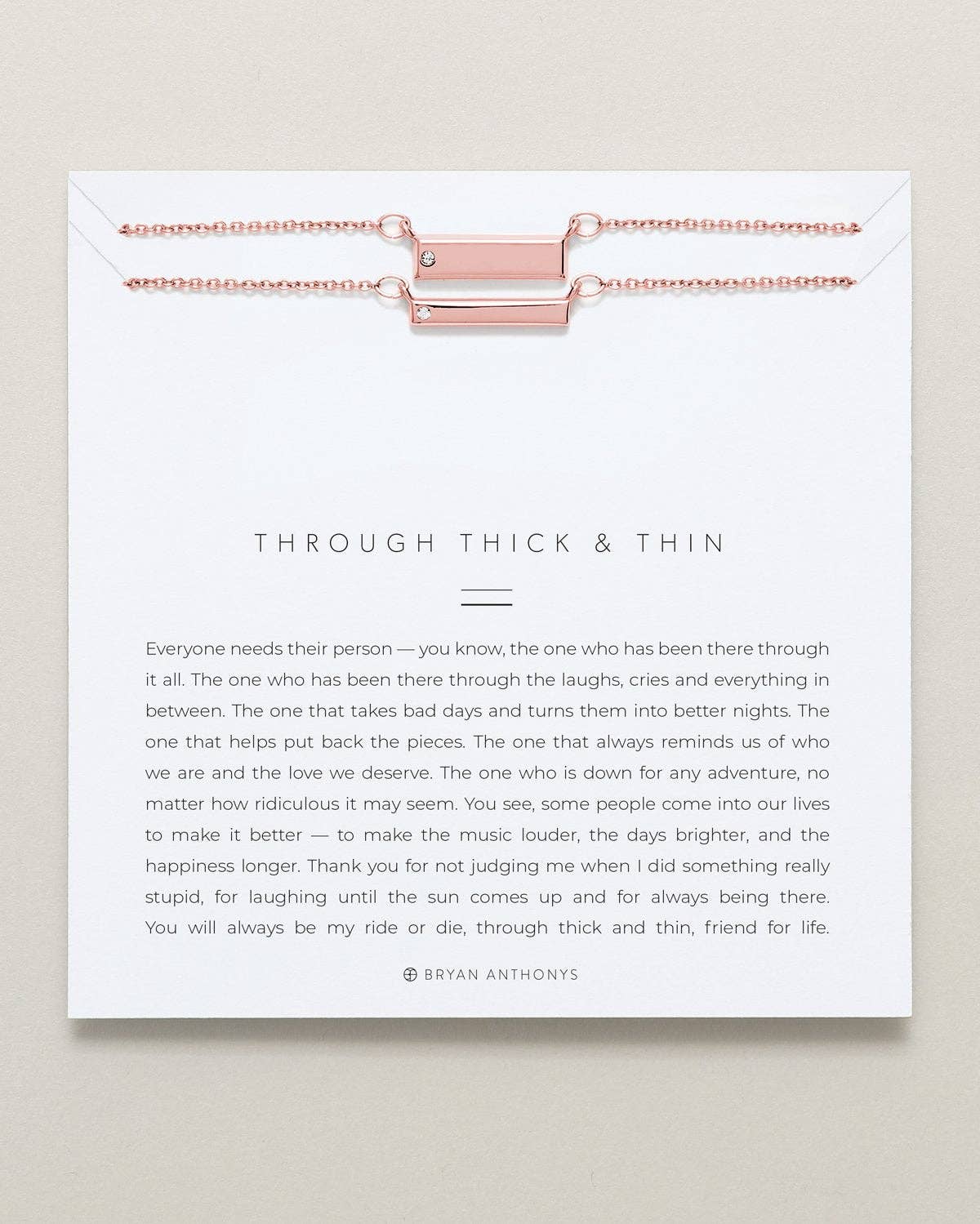 Bryan Anthonys - Vendita all'ingrosso Parure di gioielli - Set di collane Through Thick & Thin2