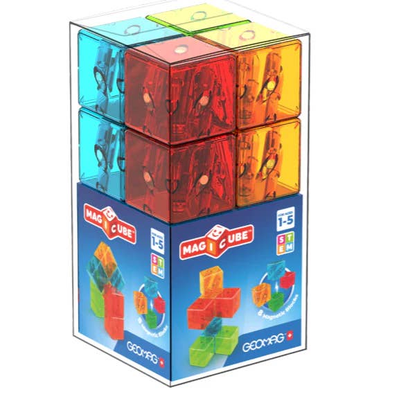 Geomag™ Magicube Crystal Gems 8 Piece Set for wholesale by GEOMAGWORLD USA