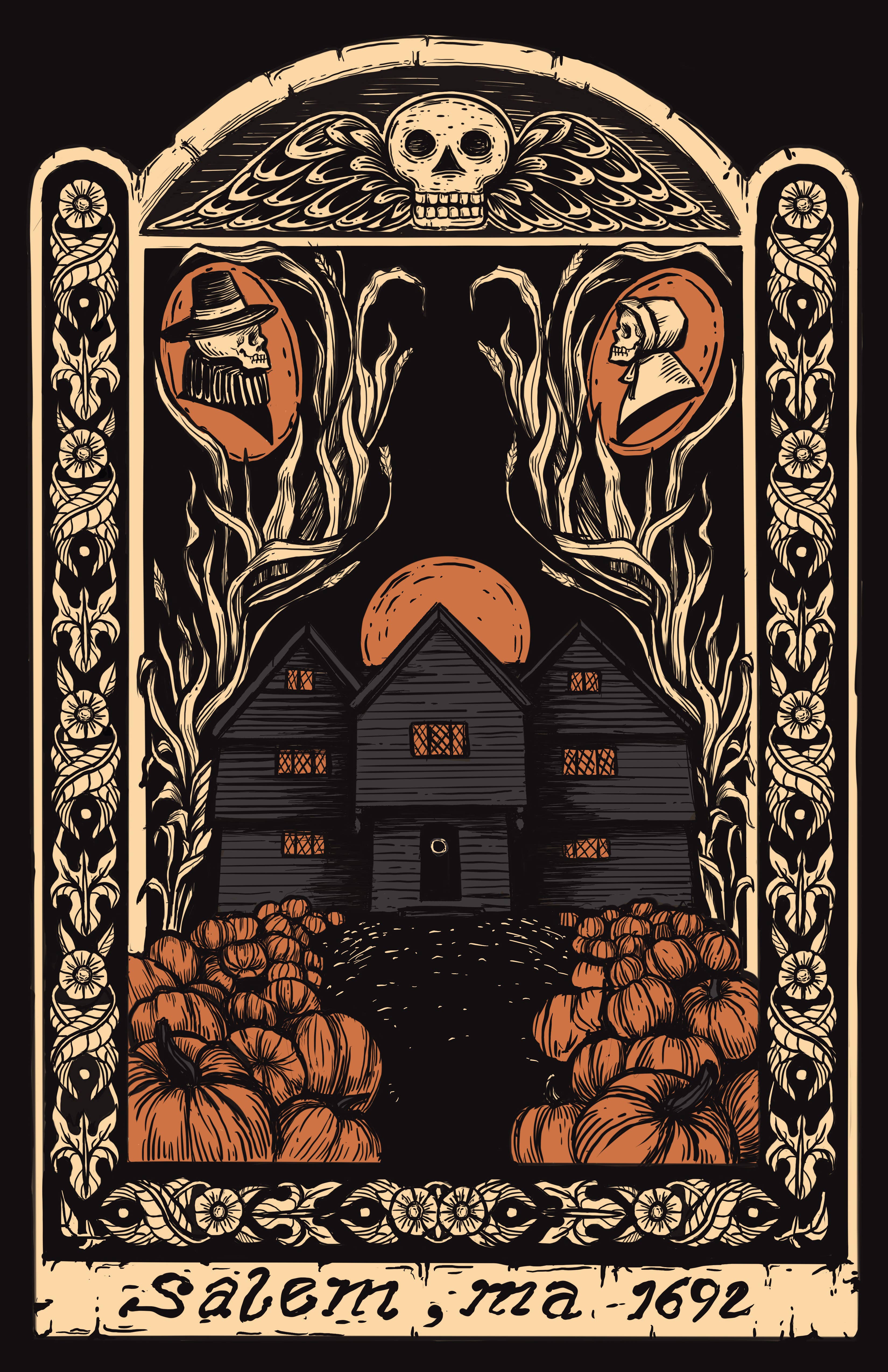 Dark Solis - Wholesale Art Print - Ode to Old Salem Towne0