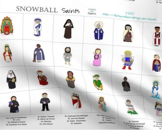 Faith and Fabric - Wholesale Craft Sewing Kit - Quilt Pattern + Fabric: Snowball Saints1