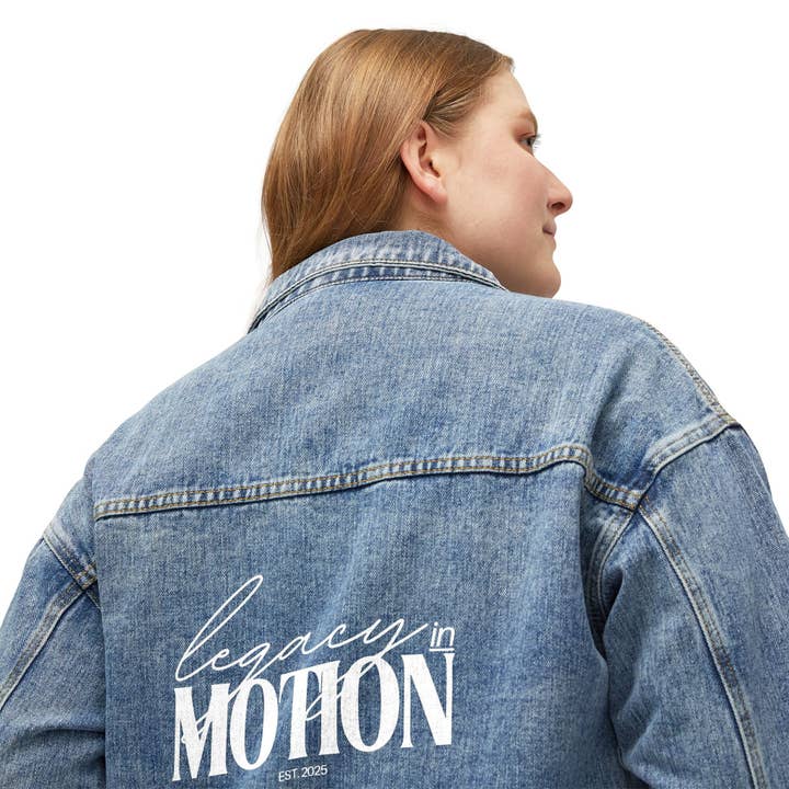 Women's Legacy in Motion Denim Jacket - Stylish Casual Wear for wholesale by Girlfriends Ink
