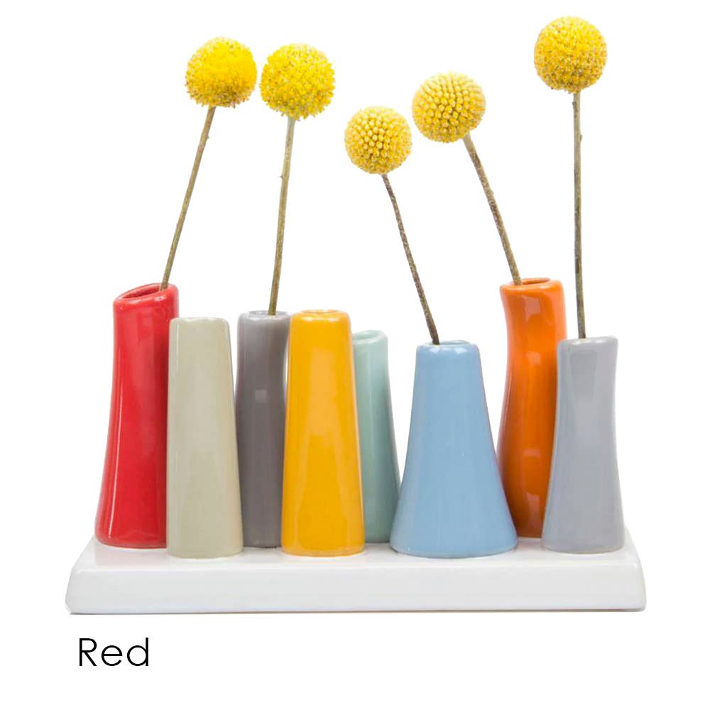 Chive - Wholesale Vase - Pooley Colorful Bud Vase For Flower Arranging Rectangular22