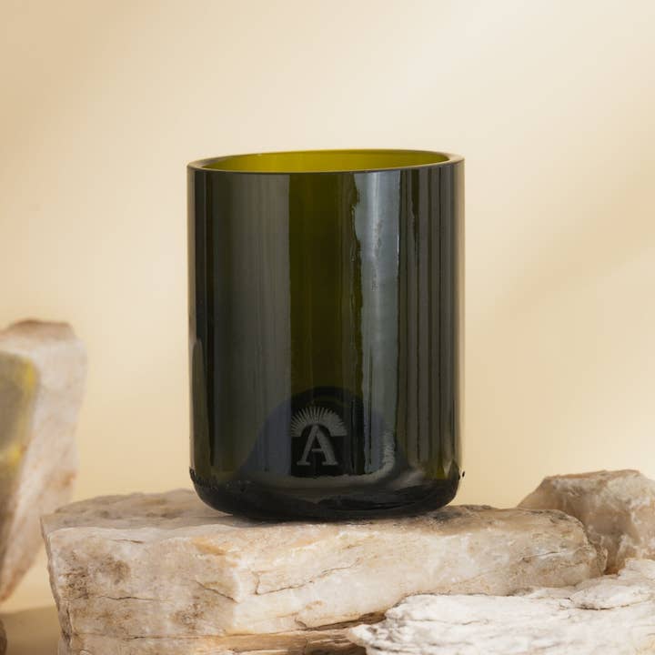 Amarzo – Engroshandel Drikkeglas/kop – Sæt med farvede eller sorte genbrugsglas i glas med blank overflade4