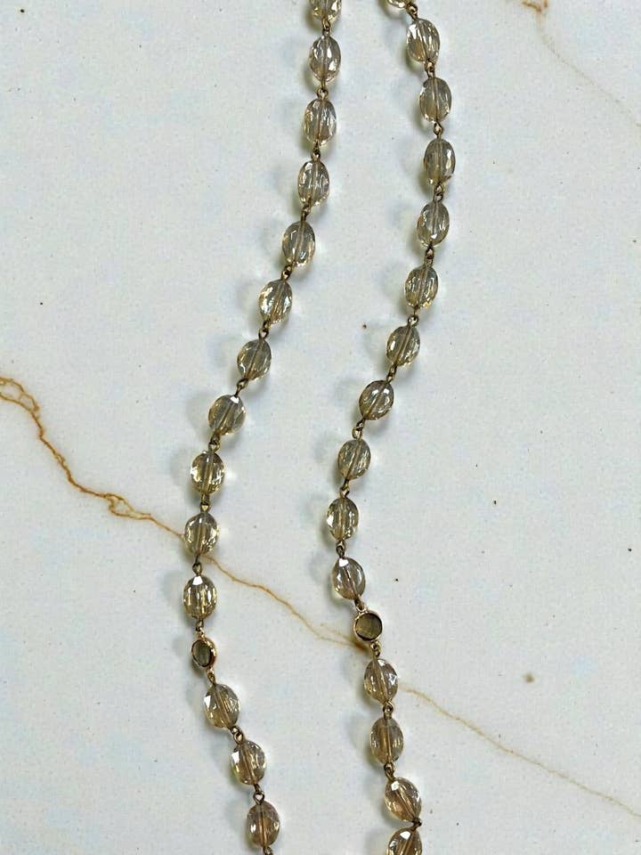 Collar Ovalado de Champán de 20" para venta al por mayor de Ava Capri