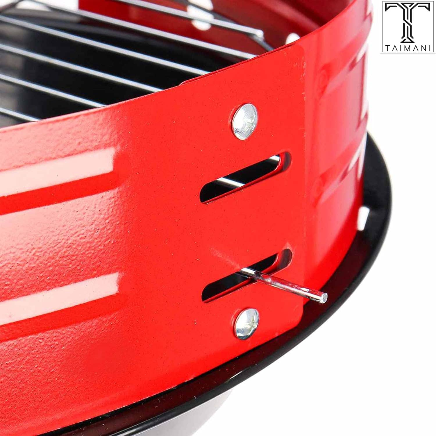 My Wholesale Warehouse - Wholesale Outdoor Grill Tools - Generise Portable Round Chargrill BBQ Grill Set4