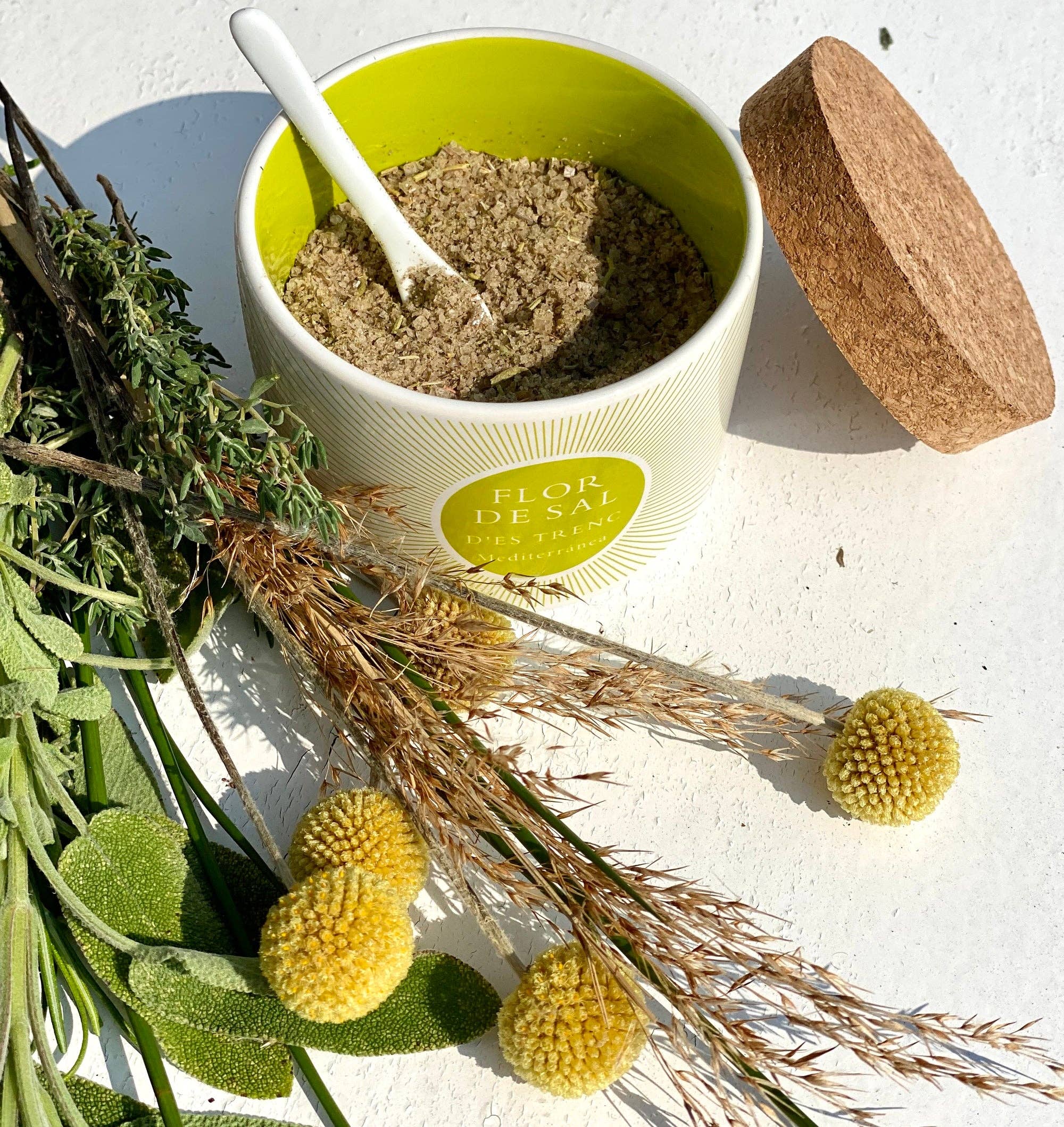 Flor de Sal d'Es Trenc - Wholesale Salt - D'Es Trenc Mediterranean Ceramic Salt Flower 100gr1