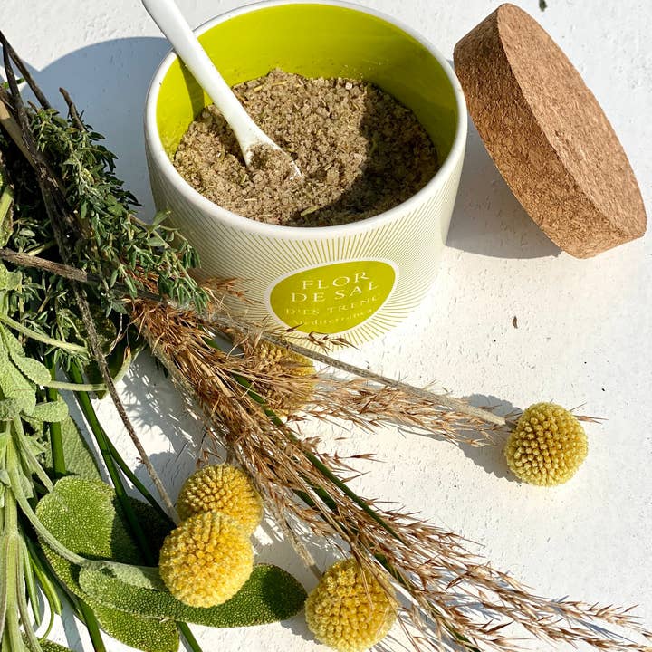 Flor de Sal d'Es Trenc - Wholesale Salt - D'Es Trenc Mediterranean Ceramic Salt Flower 100gr1