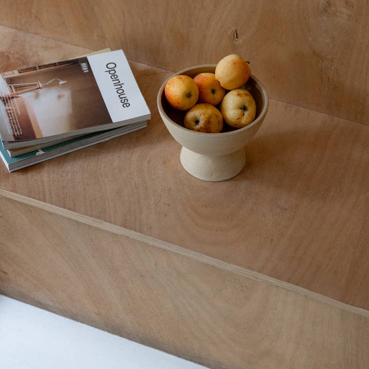 Claycraft – wholesale Prydnad – Dubbelbåge skål honung fruktskål entré design