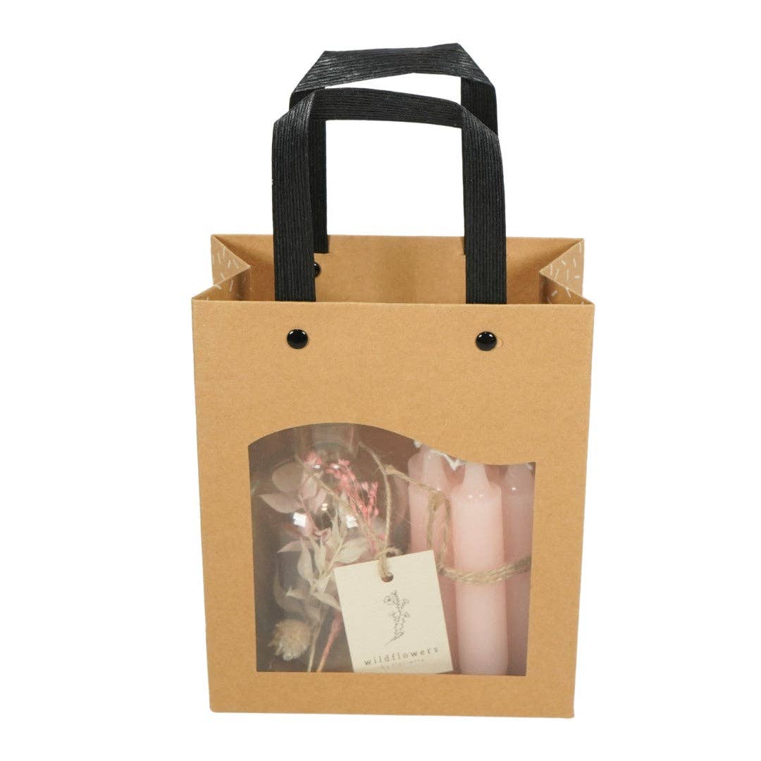 Wildflowers by Floriette – wholesale Vas – Ljusstyrka Vas med Presentpåse Rodnad2