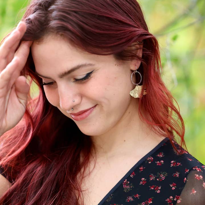 Fluff Hardware - Wholesale Dangle Earrings - Ginkgo Earrings4