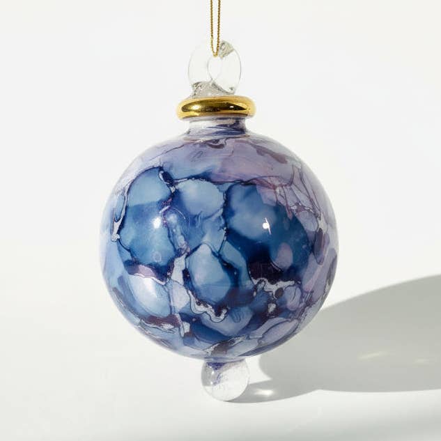 Blæst Glas Lille Ornament - Splash for engroshandel hos Dandarah