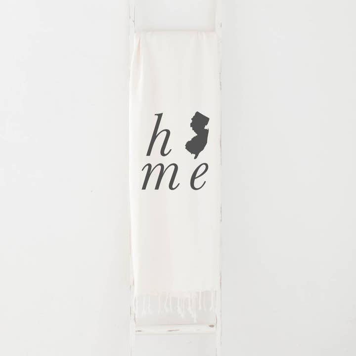 Personalized Home State Throw Blanket for wholesale by DWELL Home Shoppe