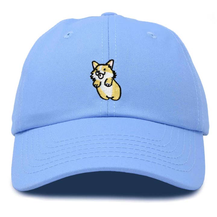Dalix - Wholesale Baseball Cap - Women's - DALIX Cute Leaping Corgi Hat Womens Embroidered Baseball Cap8