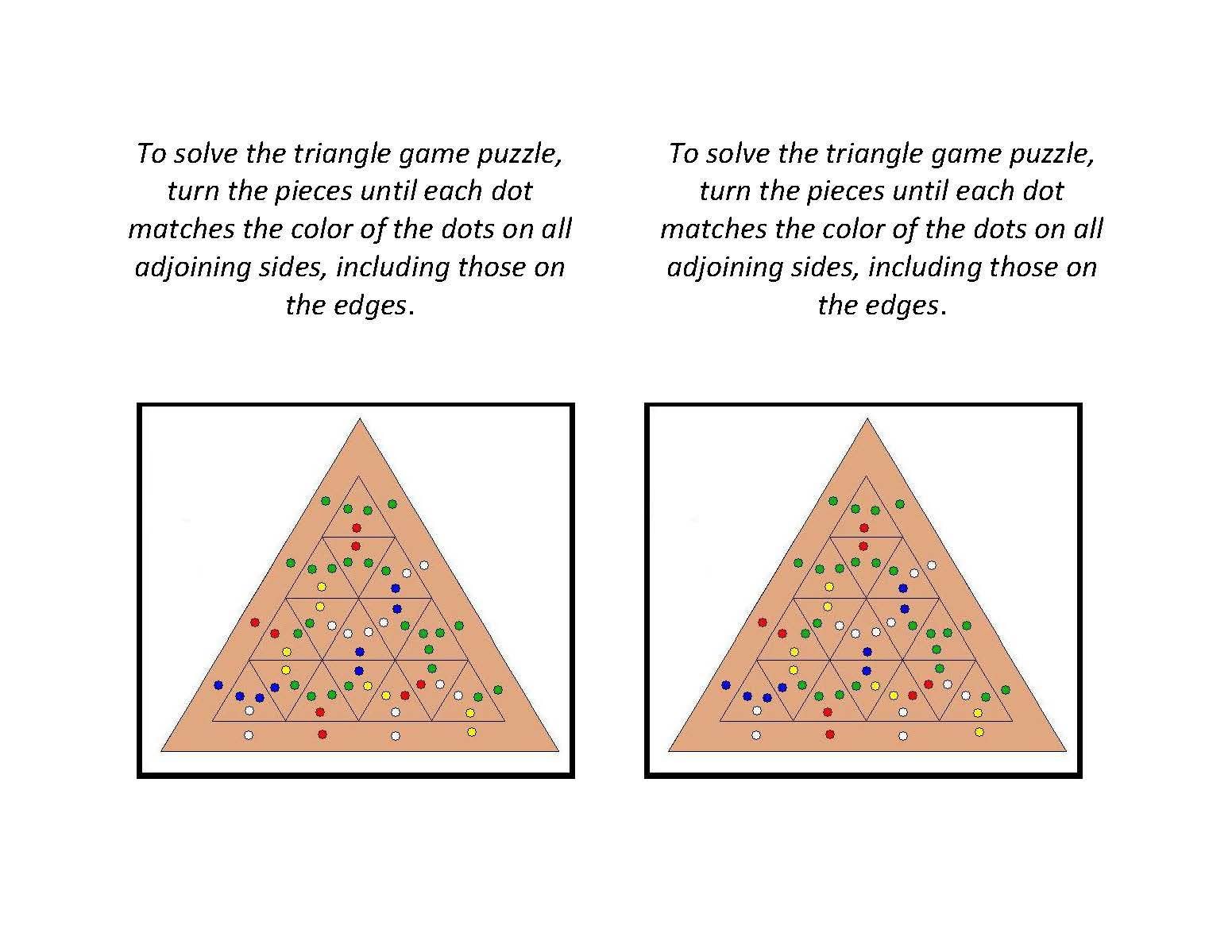 Ten Thousand Villages - Vente Puzzle – enfant - Jeu de puzzle Triangle *3