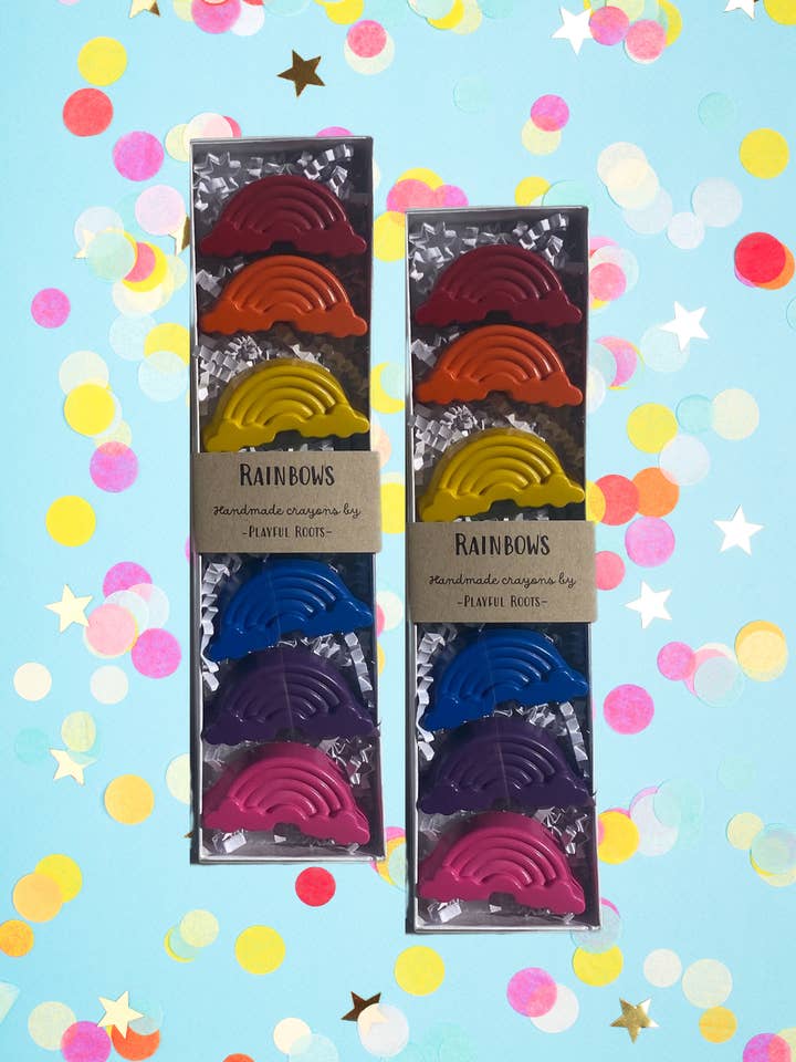 Rainbow Crayons Set for wholesale by Playful Roots