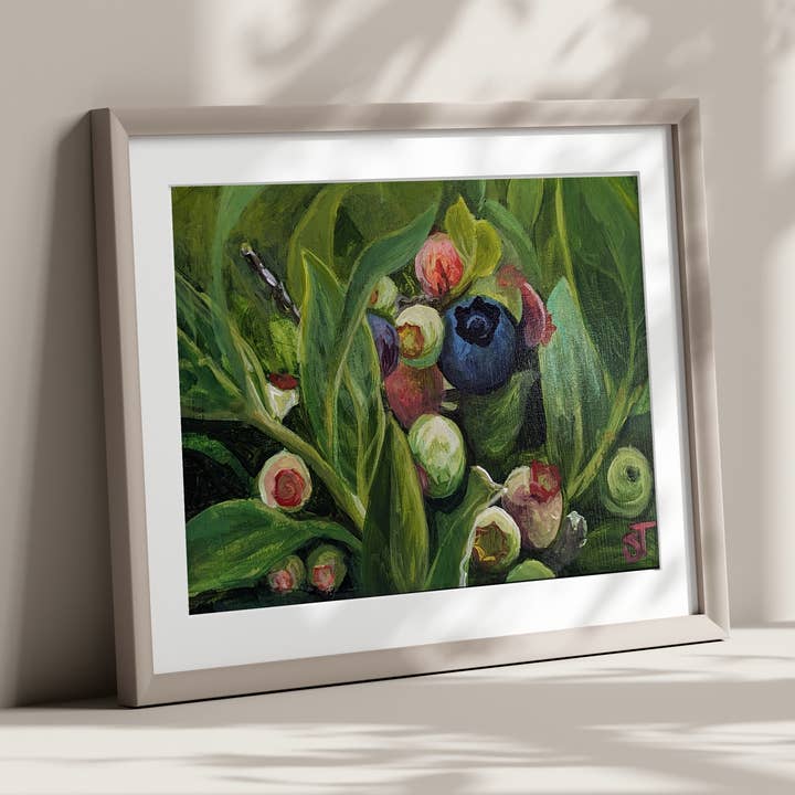 Snack Break Fine Art Print - Non-Archival - Wall Art for wholesale by Sarah Terrell Illustration & Design