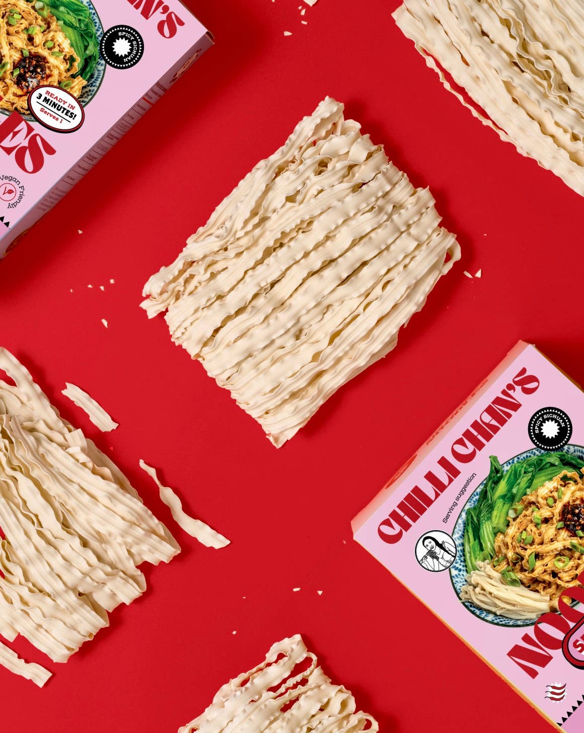 Chilli Chan's - Wholesale Ramen - Sun-dried Knife Cut Noodles - Spicy Sichuan1