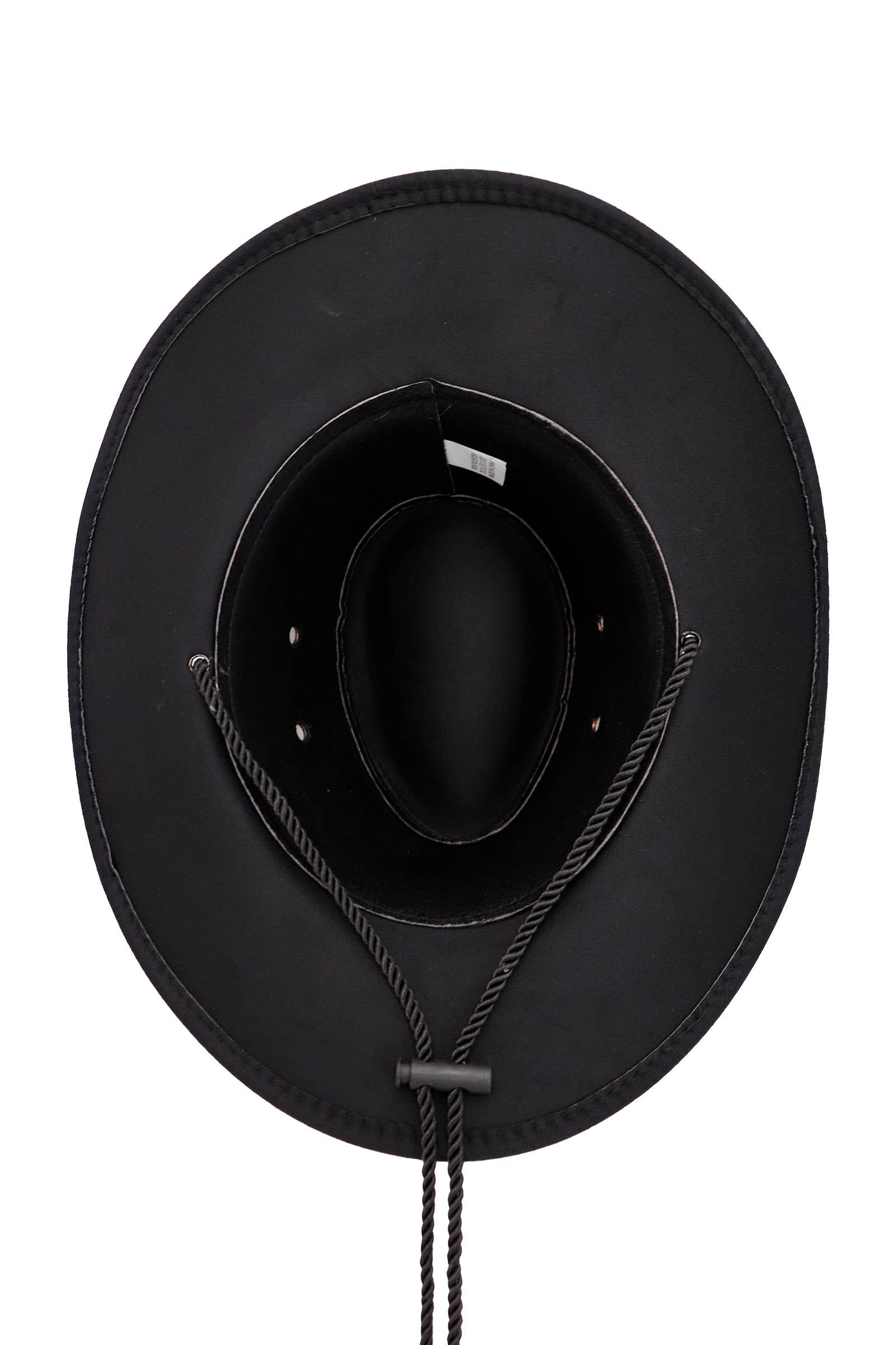 Cap Zone – wholesale Cowboy Hat – Women’s – Classic Vegan Nubuck Leather Western Cowboy Hat5