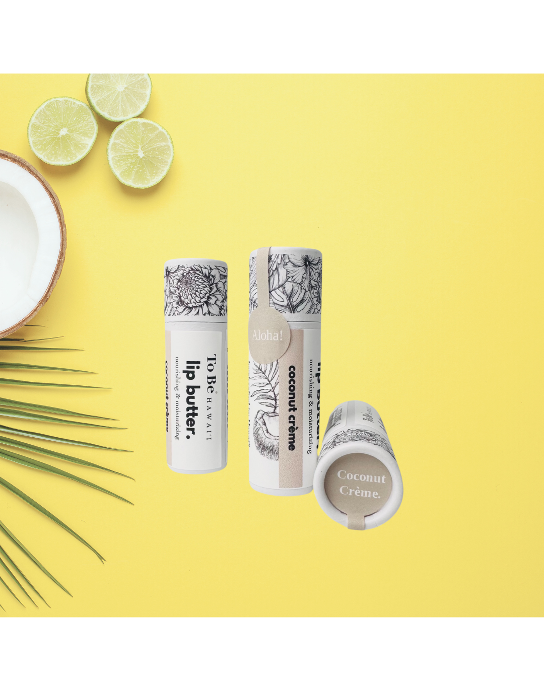 To Be Hawaii - Wholesale Lip Balm - coconut creme lip butter.1