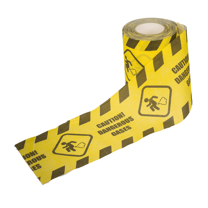 Kinky Pleasure - Wholesale Toilet Paper - Timmy Toys - Toilet Paper Warning Sign - Yellow - 1 Piece3