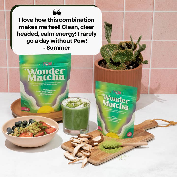 Pow - Wholesale Health/Detox Tea - Wonder Matcha | Adaptogenic Matcha