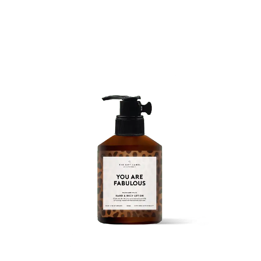 The Gift Label - Wholesale Hand & Body Lotion - HAND & BODY LOTION - STAY FABULOUS0