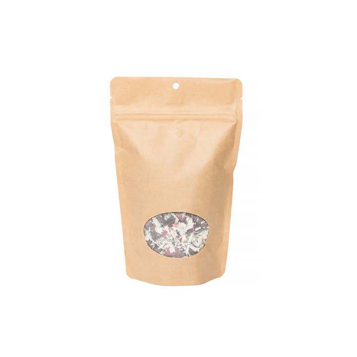 Sarimoire - Wholesale Meditation Supplies - Love + Light Floral and Sage 2oz. Mix Blend in Kraft Bag