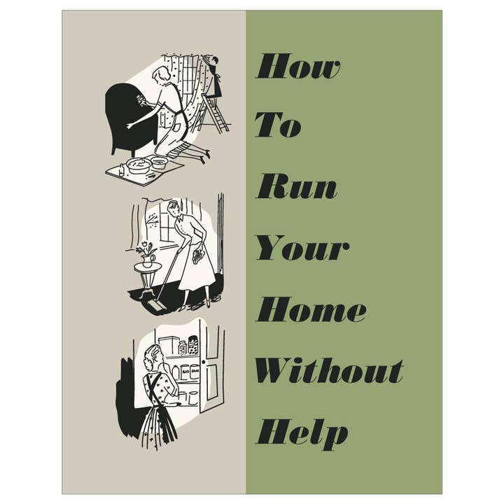 2.5'' x 3.5'' How To Run Your Home Without Help Magnet for wholesale by Fridgedoor