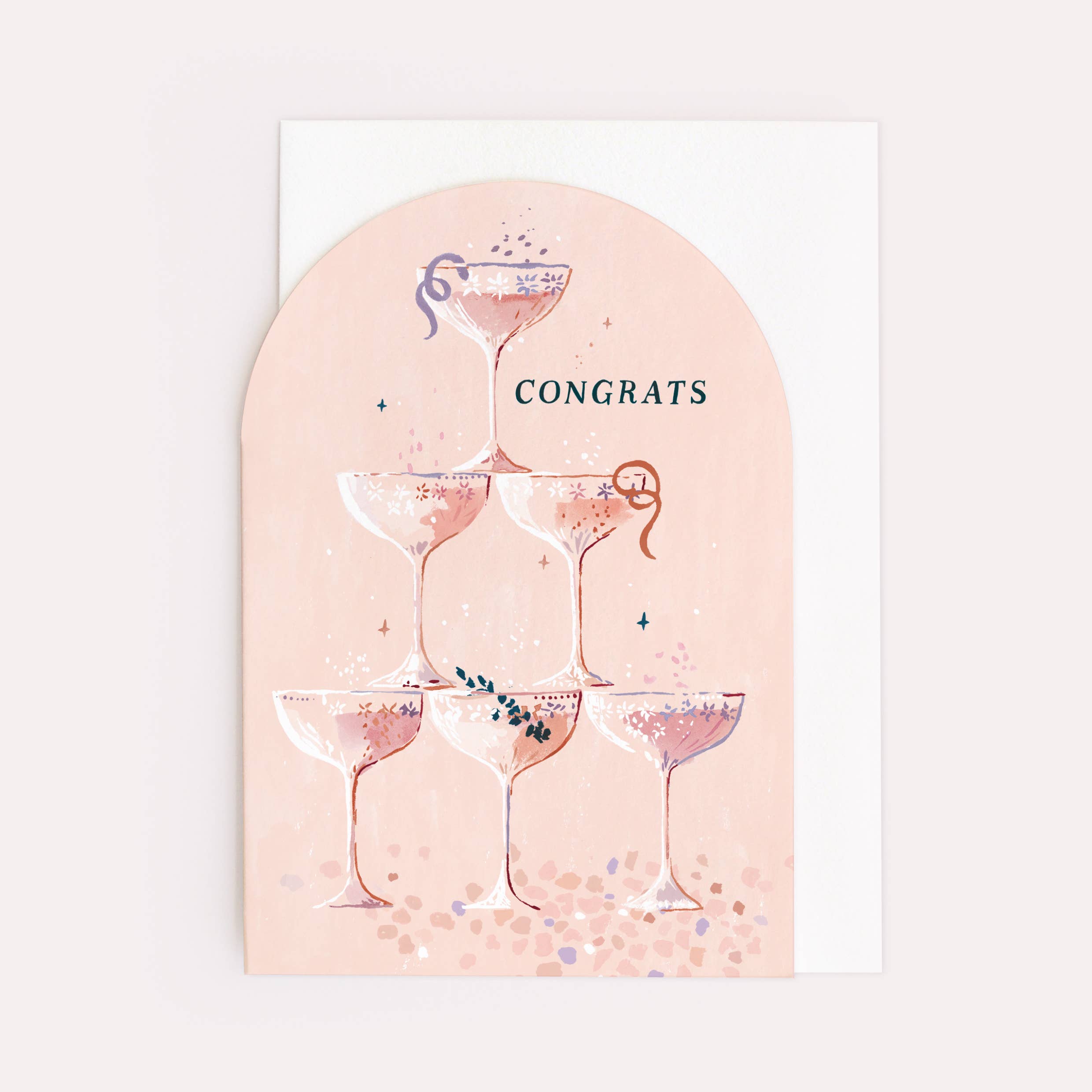 Sister Paper Co. - Vente Cartes de félicitations - Carte de félicitations Champagne | Fiançailles | Mariage1