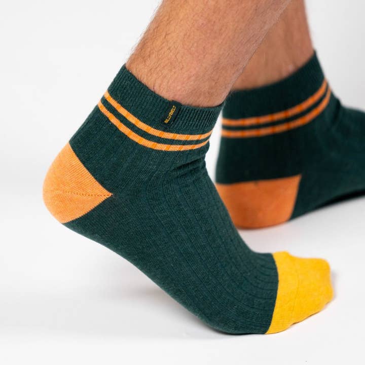 BILLYBELT - Wholesale Socks - Men's - Mid-high combed cotton socks - Green