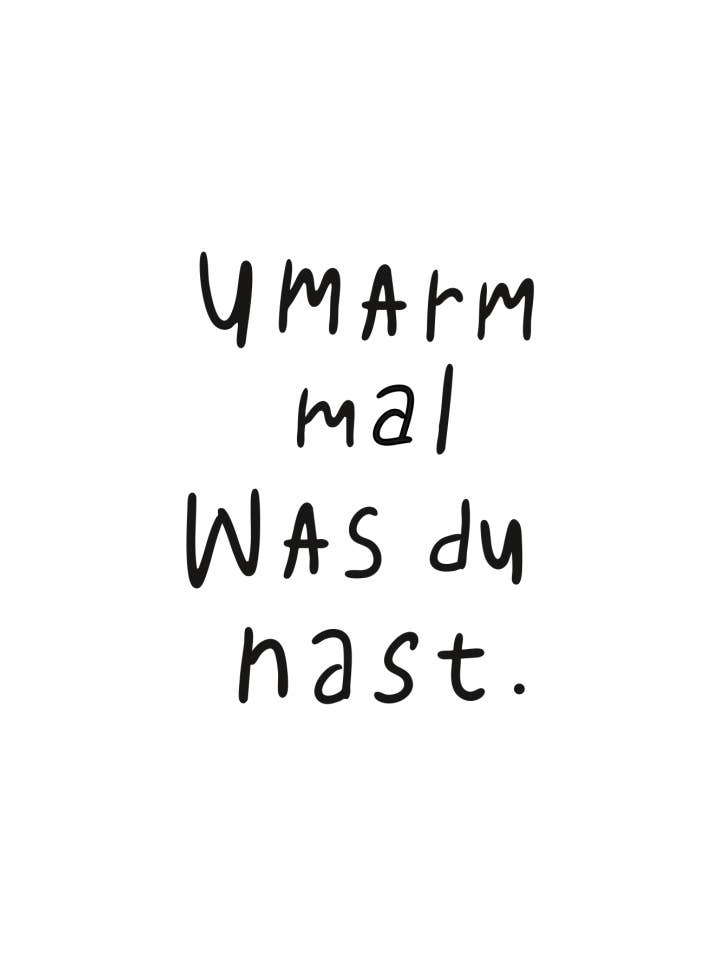 Postcard/ Postcard — Hug What You Have for wholesale by MARI&ANNE