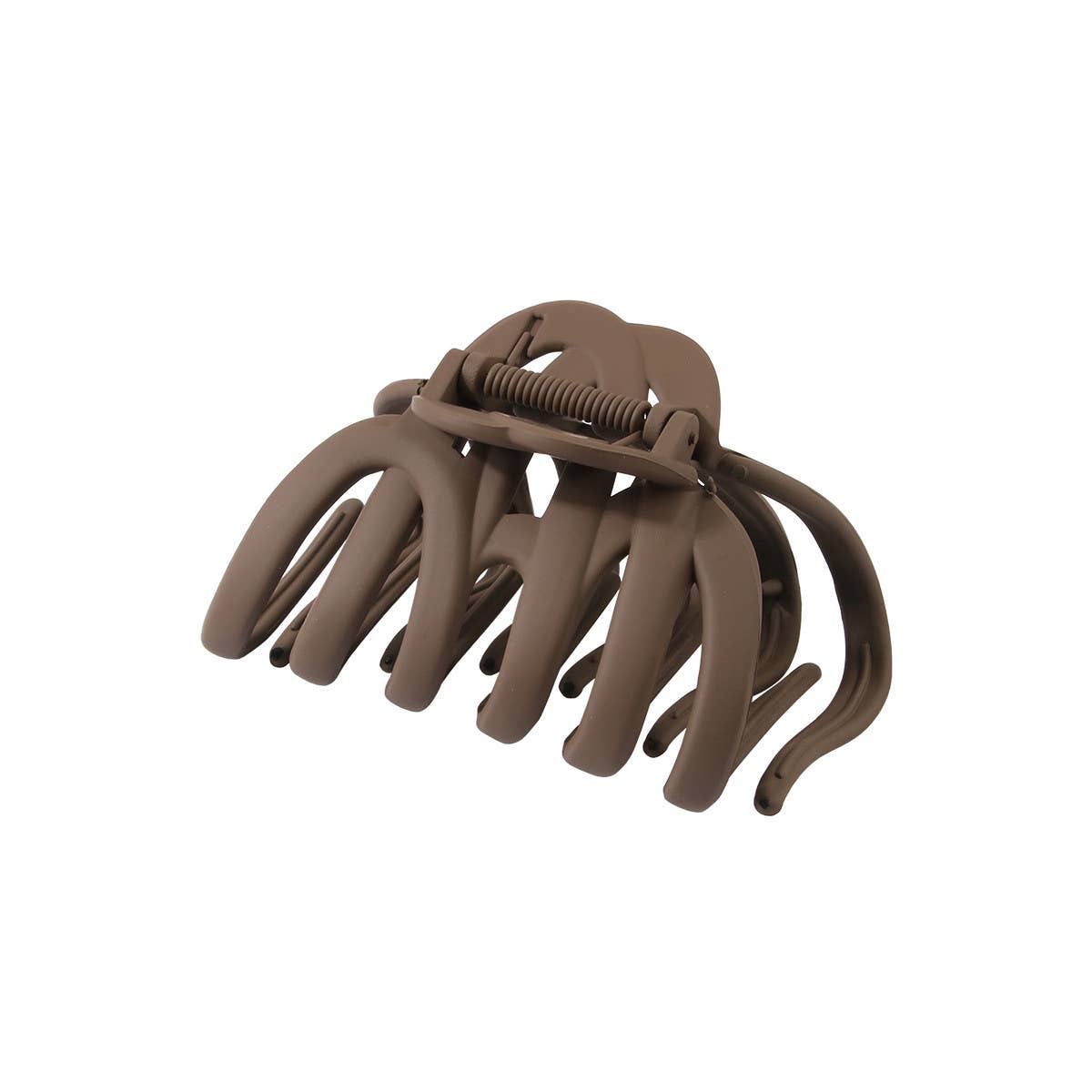 ACCITY - Wholesale Hair Clip - Women's - Matte Pumpkin Hair Claw - Large Retro Plastic Clip_CWAHA04611