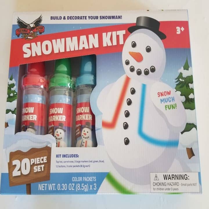 Flexible Flyer Sleds / Paricon, Inc. - Wholesale DIY Craft Kit - Kids - Snowman Kit