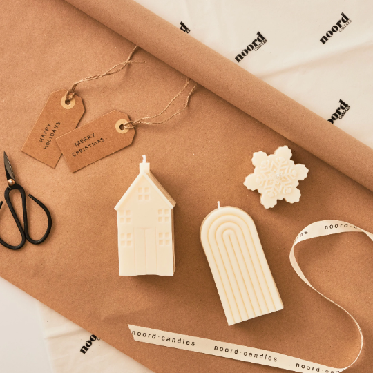 Noord Candles – wholesale Novelty candle – Arch Rainbow Vegan Candle - Handmade Soy Wax Home Decor1